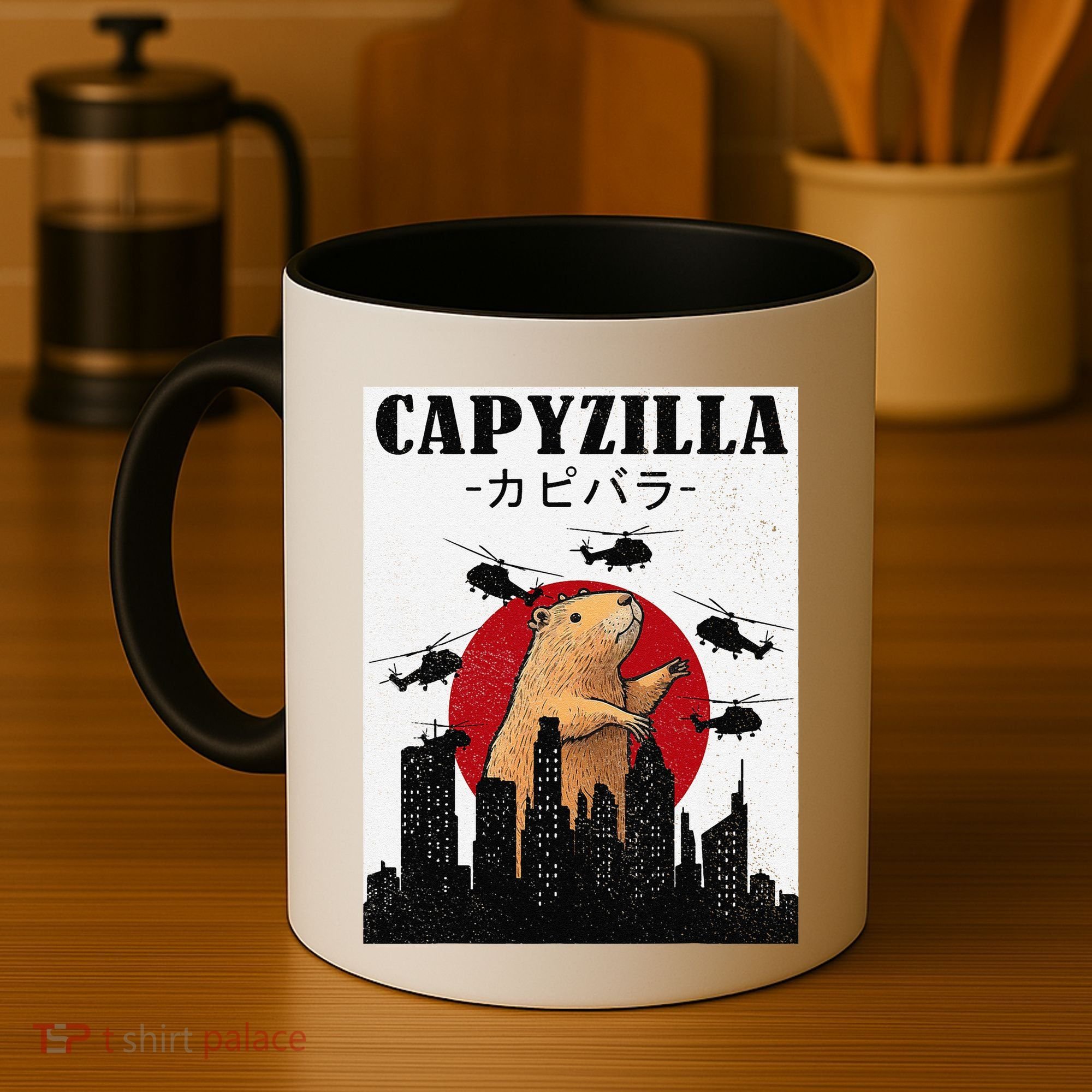 Capybara Funny Capybara Rodent Capyzilla Funny Coffee Mug