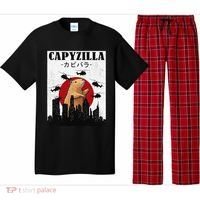 Capybara Funny Capybara Rodent Capyzilla Funny Pajama Set thumb 0