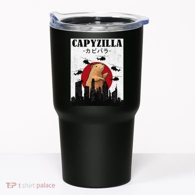 Capybara Funny Capybara Rodent Capyzilla Funny Tumbler