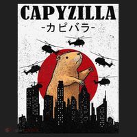 Capybara Funny Capybara Rodent Capyzilla Funny Tumbler thumb 3