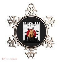 Capybara Funny Capybara Rodent Capyzilla Funny Ornament thumb 0
