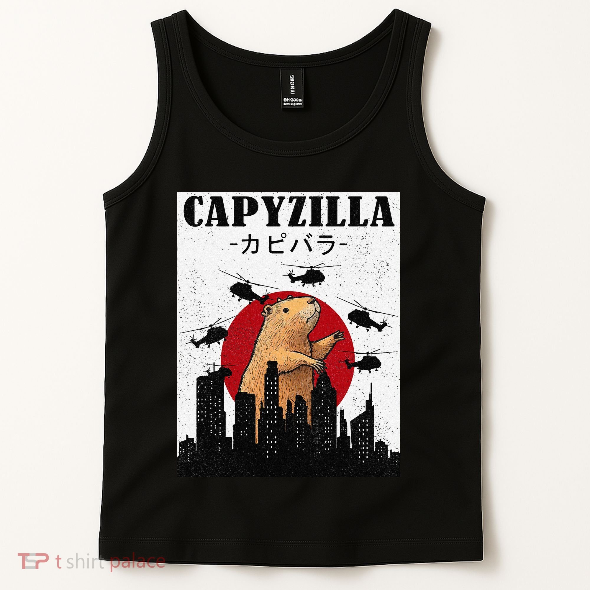 Capybara Funny Capybara Rodent Capyzilla Funny Tank Top