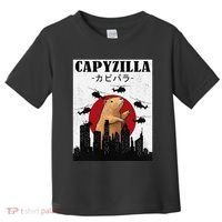 Capybara Funny Capybara Rodent Capyzilla Funny Toddler T-Shirt thumb 0