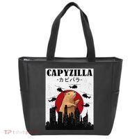 Capybara Funny Capybara Rodent Capyzilla Funny Tote Bag thumb 0
