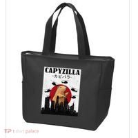 Capybara Funny Capybara Rodent Capyzilla Funny Tote Bag thumb 3