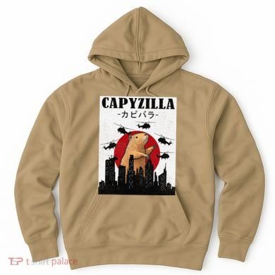 Capybara Funny Capybara Rodent Capyzilla Funny Hoodie