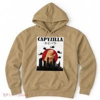 Capybara Funny Capybara Rodent Capyzilla Funny Hoodie thumb 0