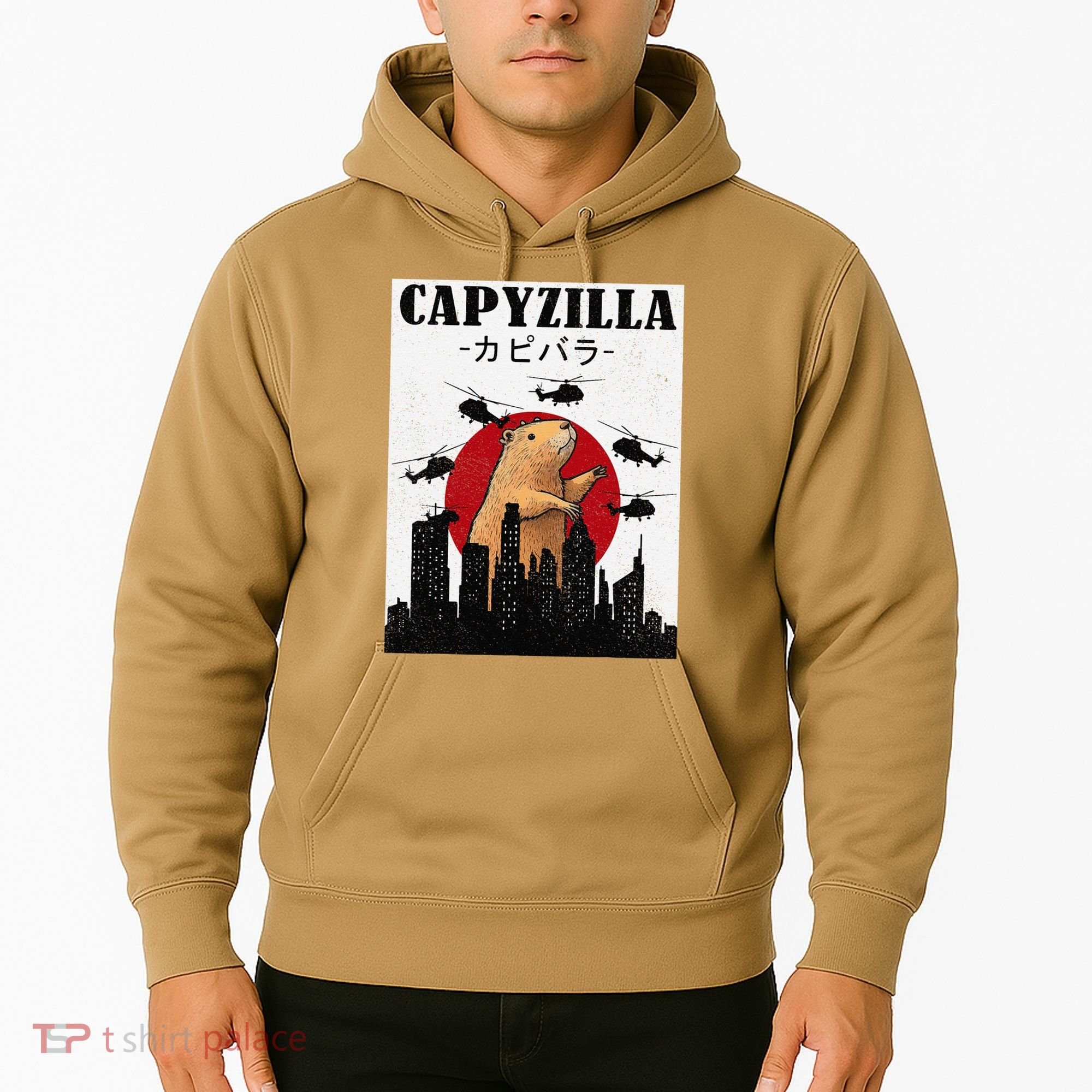 Capybara Funny Capybara Rodent Capyzilla Funny Hoodie