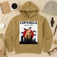 Capybara Funny Capybara Rodent Capyzilla Funny Hoodie thumb 3