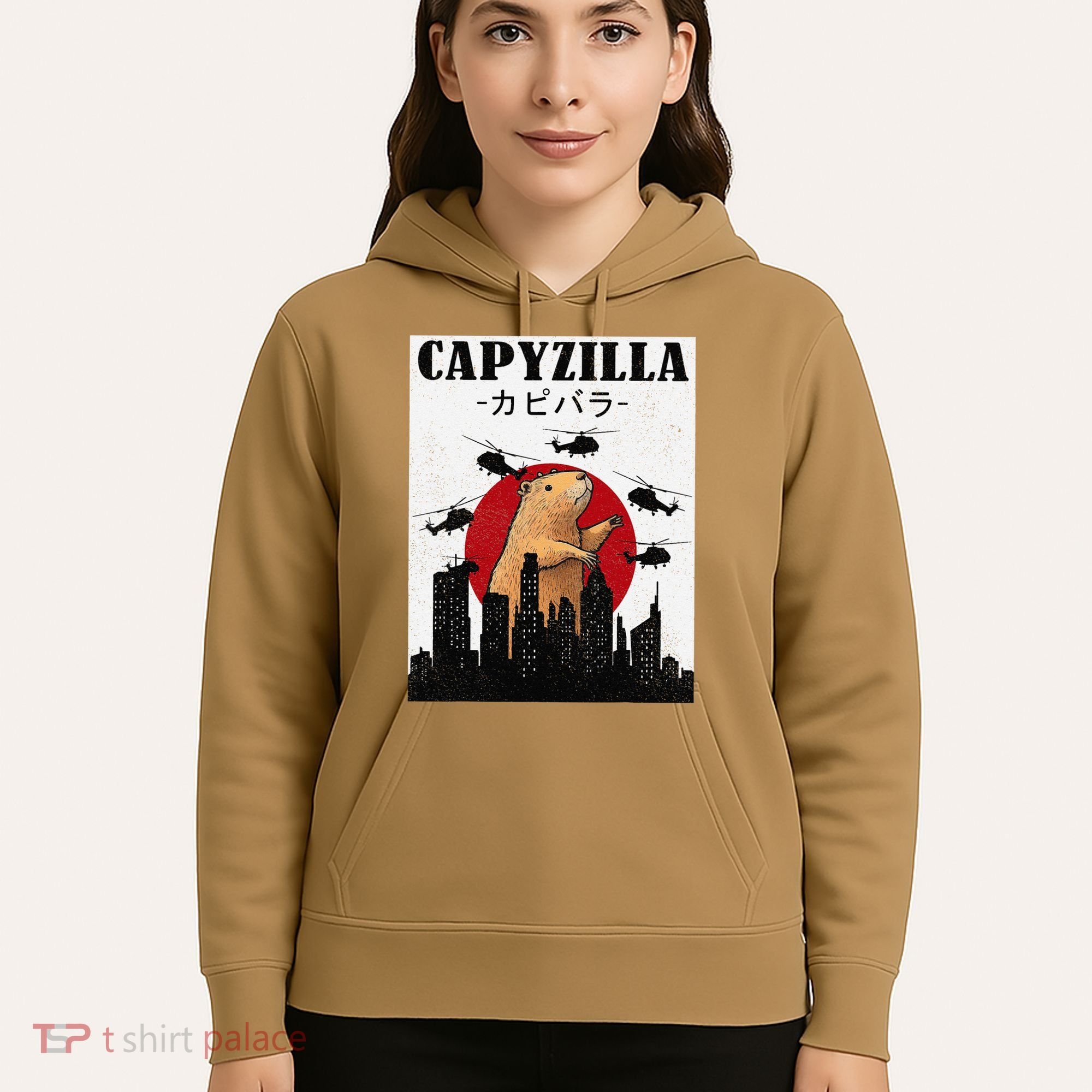 Capybara Funny Capybara Rodent Capyzilla Funny Hoodie