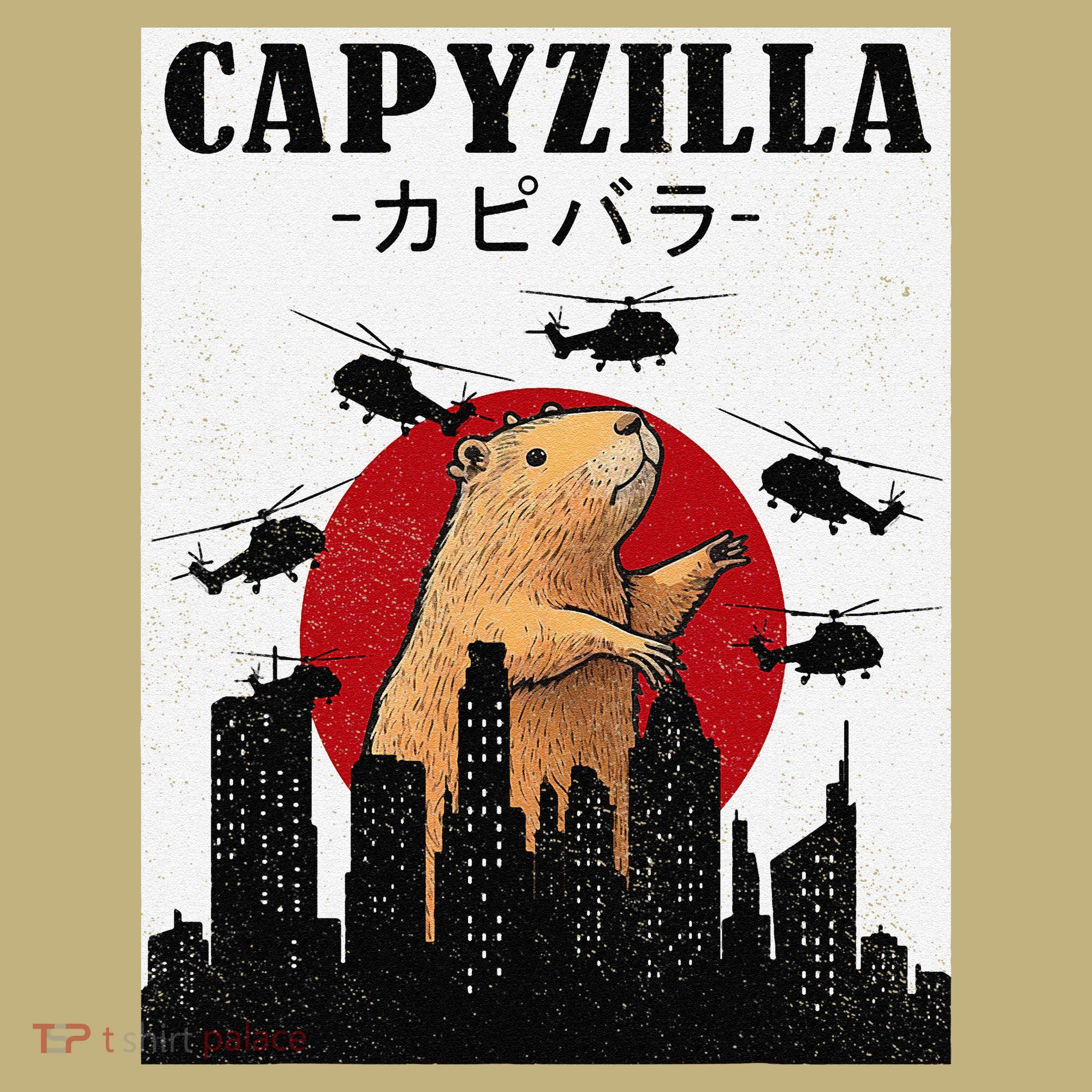 Capybara Funny Capybara Rodent Capyzilla Funny Hoodie