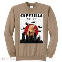 Capybara Funny Capybara Rodent Capyzilla Funny Sweatshirt thumb 0