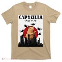 Capybara Funny Capybara Rodent Capyzilla Funny T-Shirt thumb 0