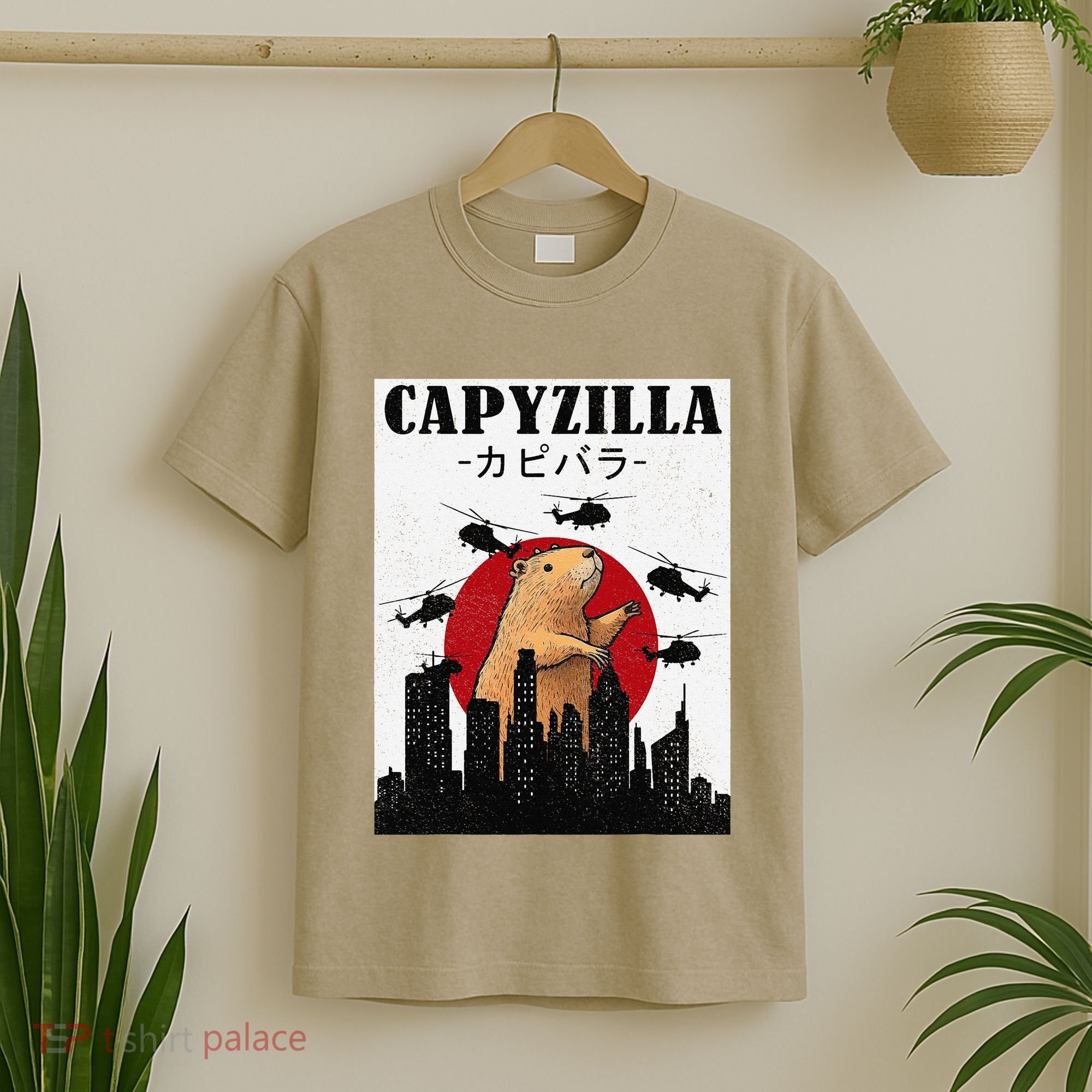 Capybara Funny Capybara Rodent Capyzilla Funny T-Shirt