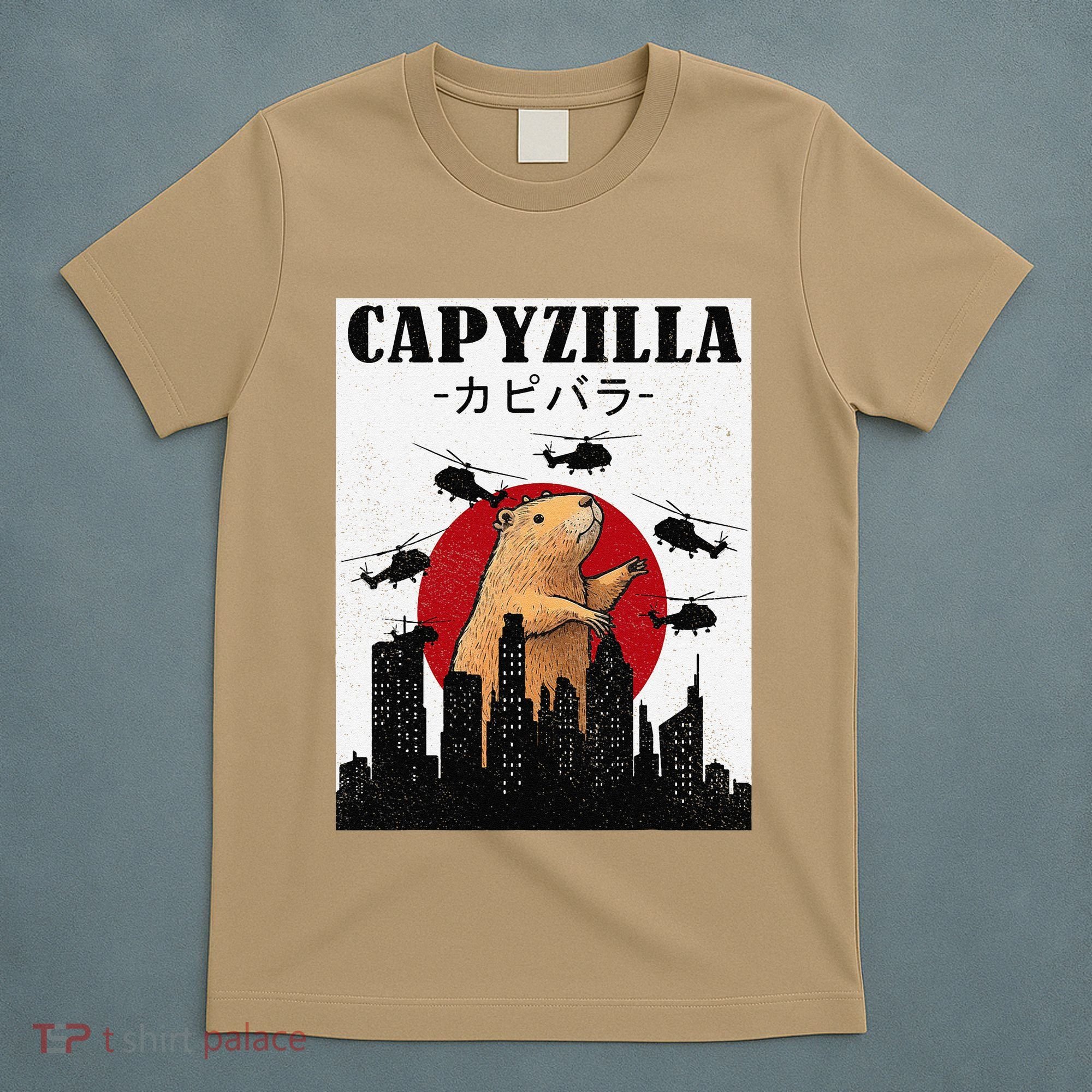 Capybara Funny Capybara Rodent Capyzilla Funny T-Shirt