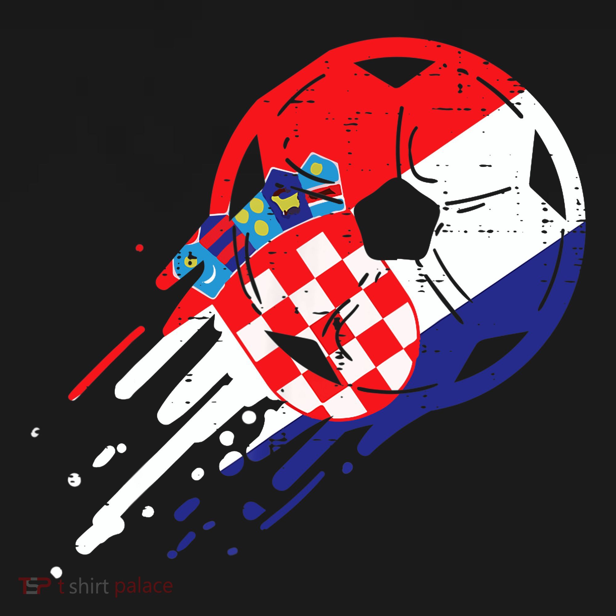 Croatia Flag Croatian Soccer Football Fan Ornament