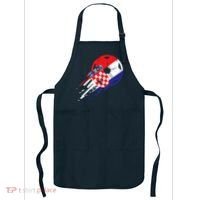 Croatia Flag Croatian Soccer Football Fan Apron thumb 0