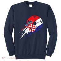 Croatia Flag Croatian Soccer Football Fan Sweatshirt thumb 0