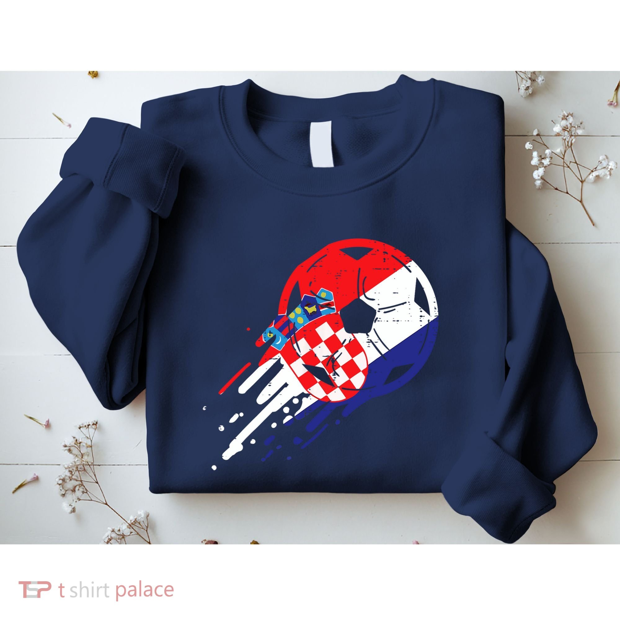 Croatia Flag Croatian Soccer Football Fan Sweatshirt