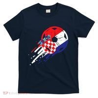 Croatia Flag Croatian Soccer Football Fan T-Shirt thumb 0