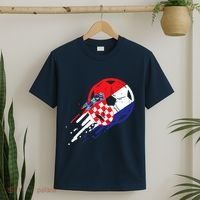 Croatia Flag Croatian Soccer Football Fan T-Shirt thumb 2