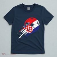 Croatia Flag Croatian Soccer Football Fan T-Shirt thumb 5