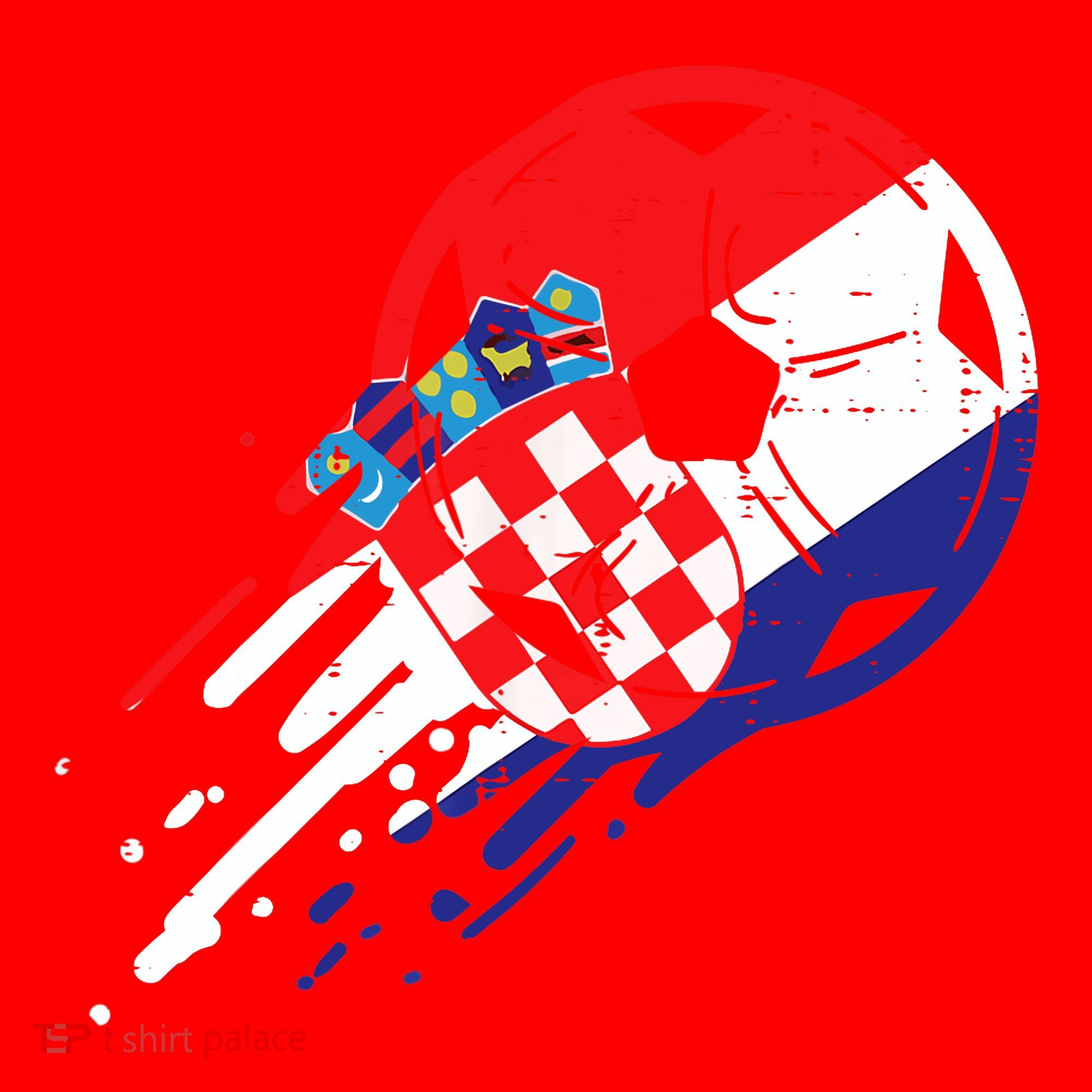 Croatia Flag Croatian Soccer Football Fan Santa Hat
