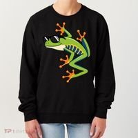 Cool Fun Cartoon Frog Sunglasses Summer Beach Women's Sweatshirt thumb 0