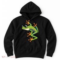 Cool Fun Cartoon Frog Sunglasses Summer Beach Hoodie thumb 0