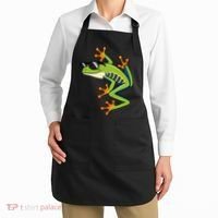Cool Fun Cartoon Frog Sunglasses Summer Beach Apron thumb 2