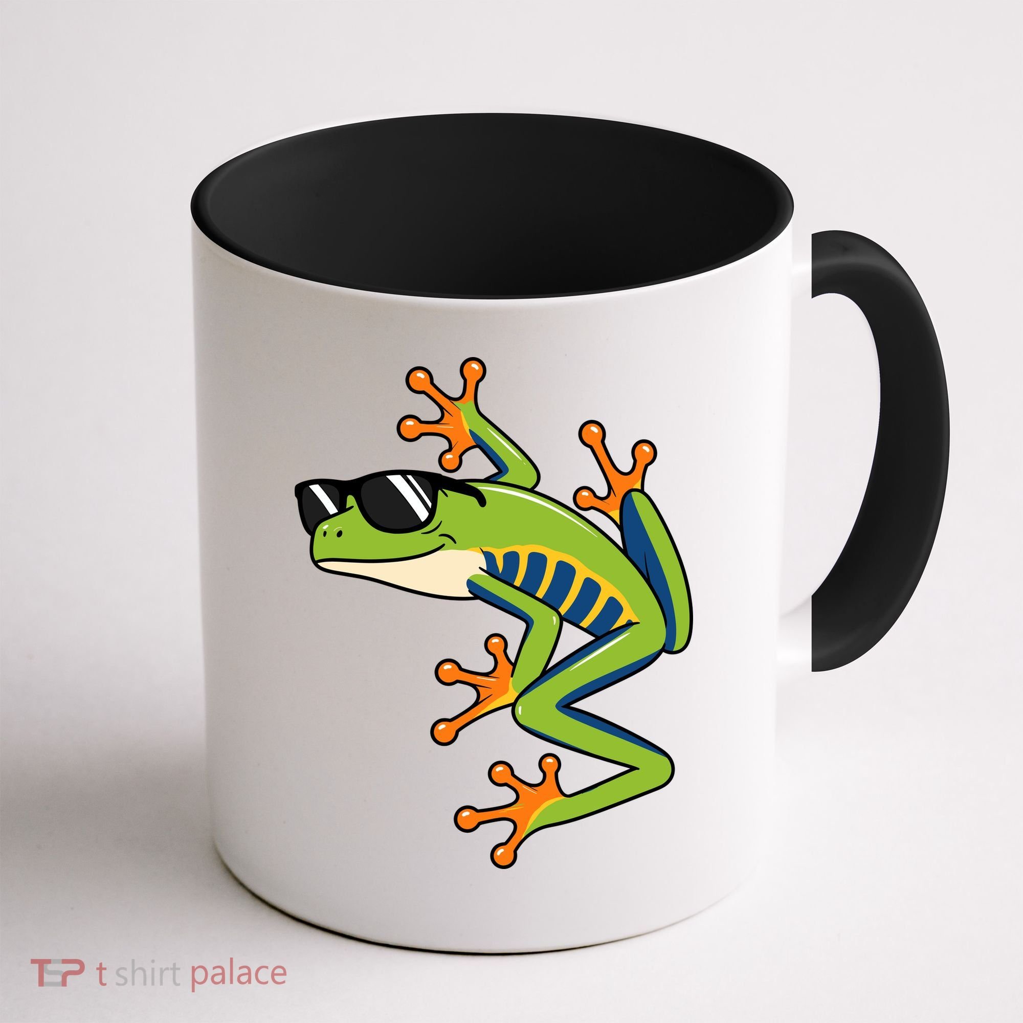 Cool Fun Cartoon Frog Sunglasses Summer Beach Coffee Mug