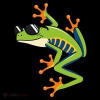 Cool Fun Cartoon Frog Sunglasses Summer Beach Coffee Mug thumb 5