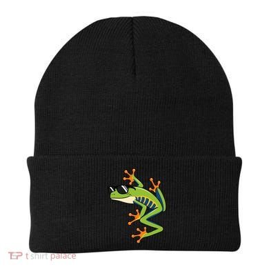 Cool Fun Cartoon Frog Sunglasses Summer Beach Beanie