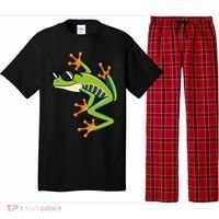 Cool Fun Cartoon Frog Sunglasses Summer Beach Pajama Set thumb 0