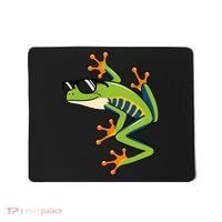 Cool Fun Cartoon Frog Sunglasses Summer Beach Mousepad thumb 0