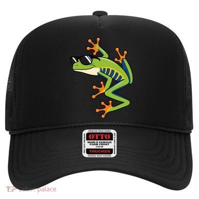 Cool Fun Cartoon Frog Sunglasses Summer Beach Hat