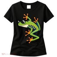 Cool Fun Cartoon Frog Sunglasses Summer Beach Women's T-Shirt thumb 0