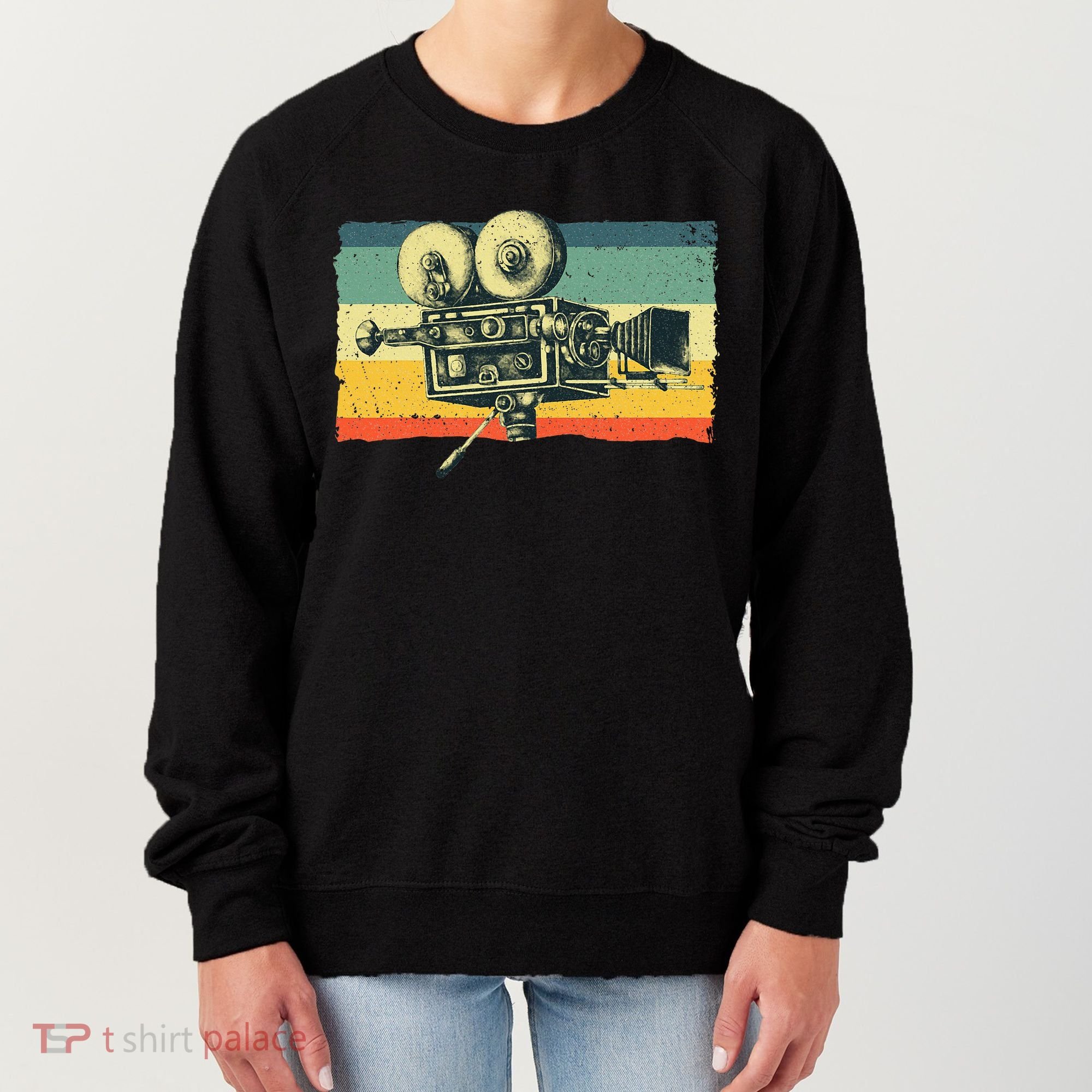 Cool Filmmaker Camera Movie Making Filmmaking Women's Sweatshirt