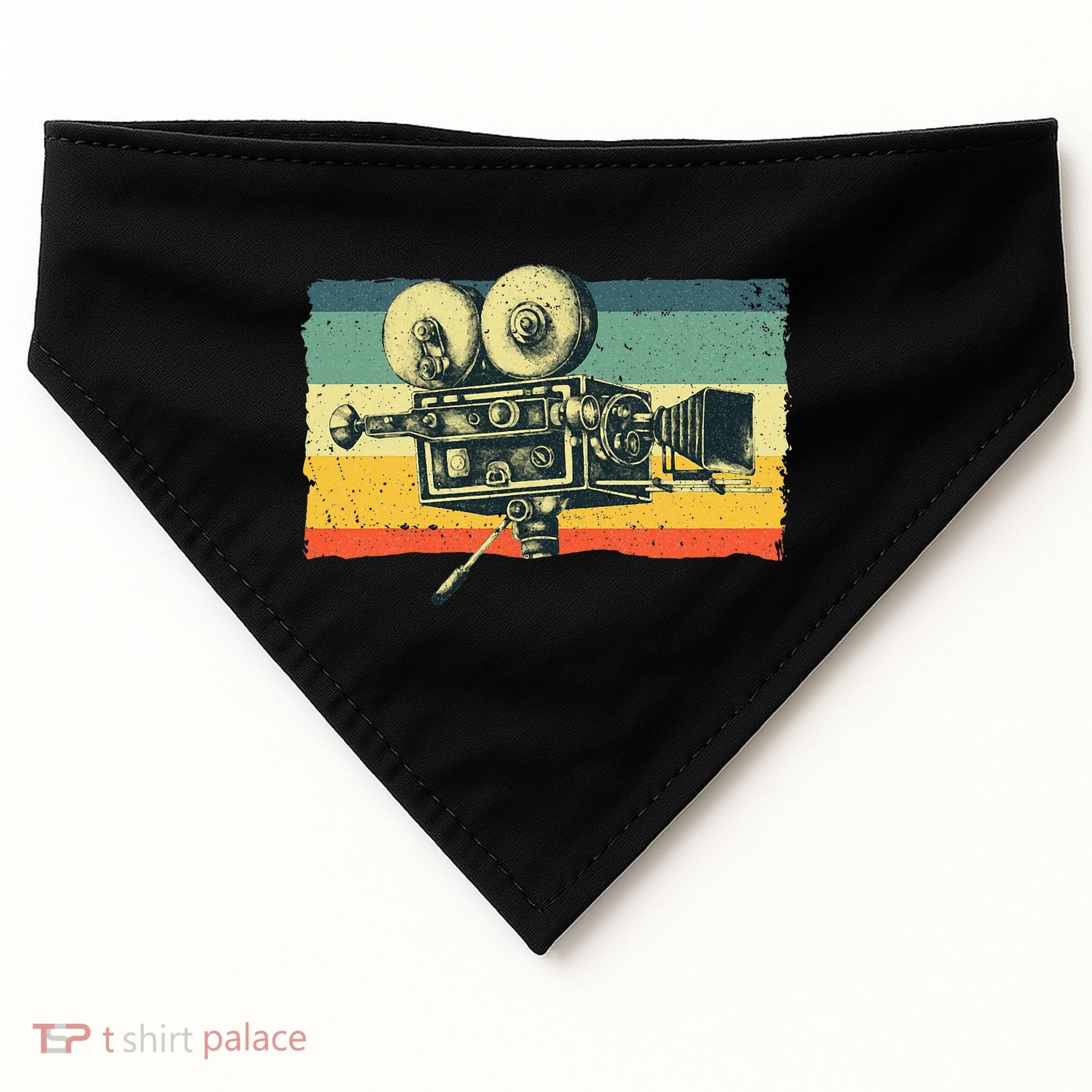 Cool Filmmaker Camera Movie Making Filmmaking USA-Made Doggie Bandana