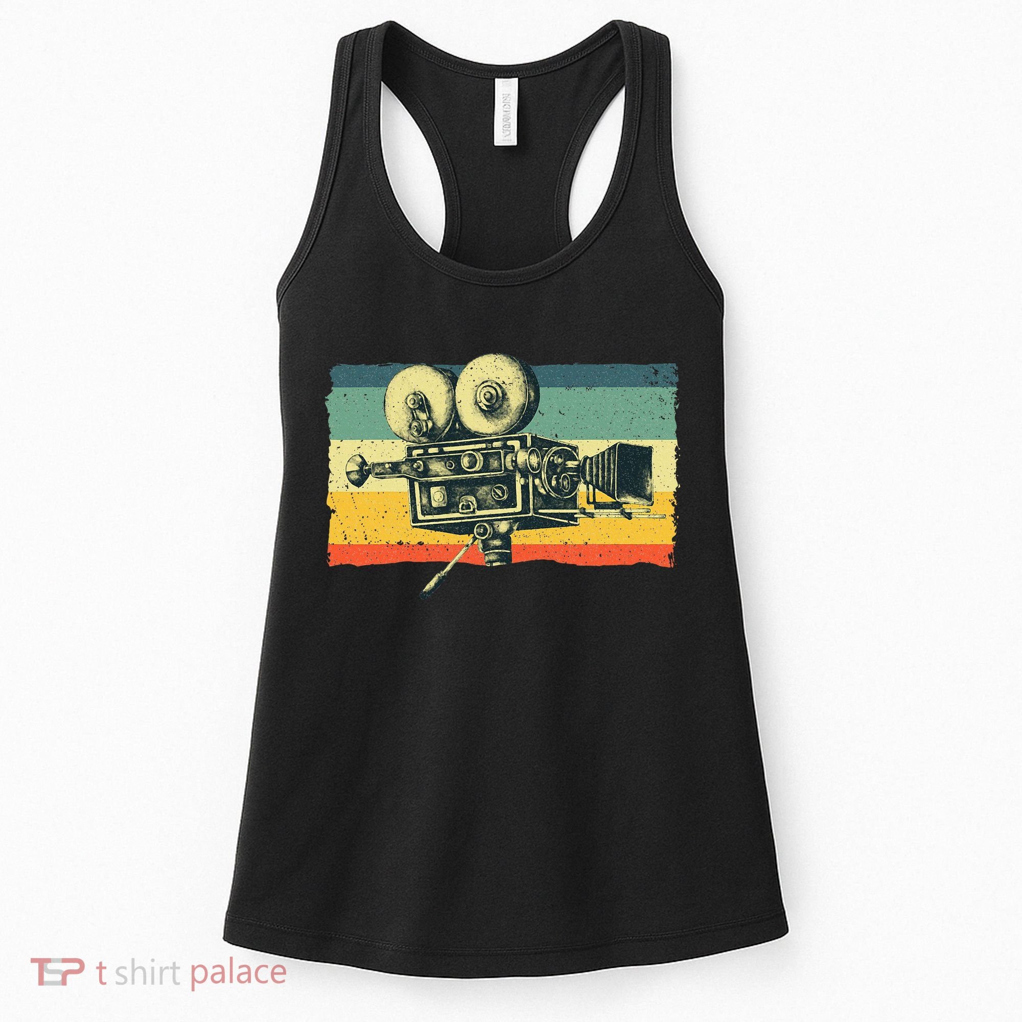 Cool Filmmaker Camera Movie Making Filmmaking Women's Tank Top