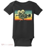 Cool Filmmaker Camera Movie Making Filmmaking Baby Bodysuit thumb 0