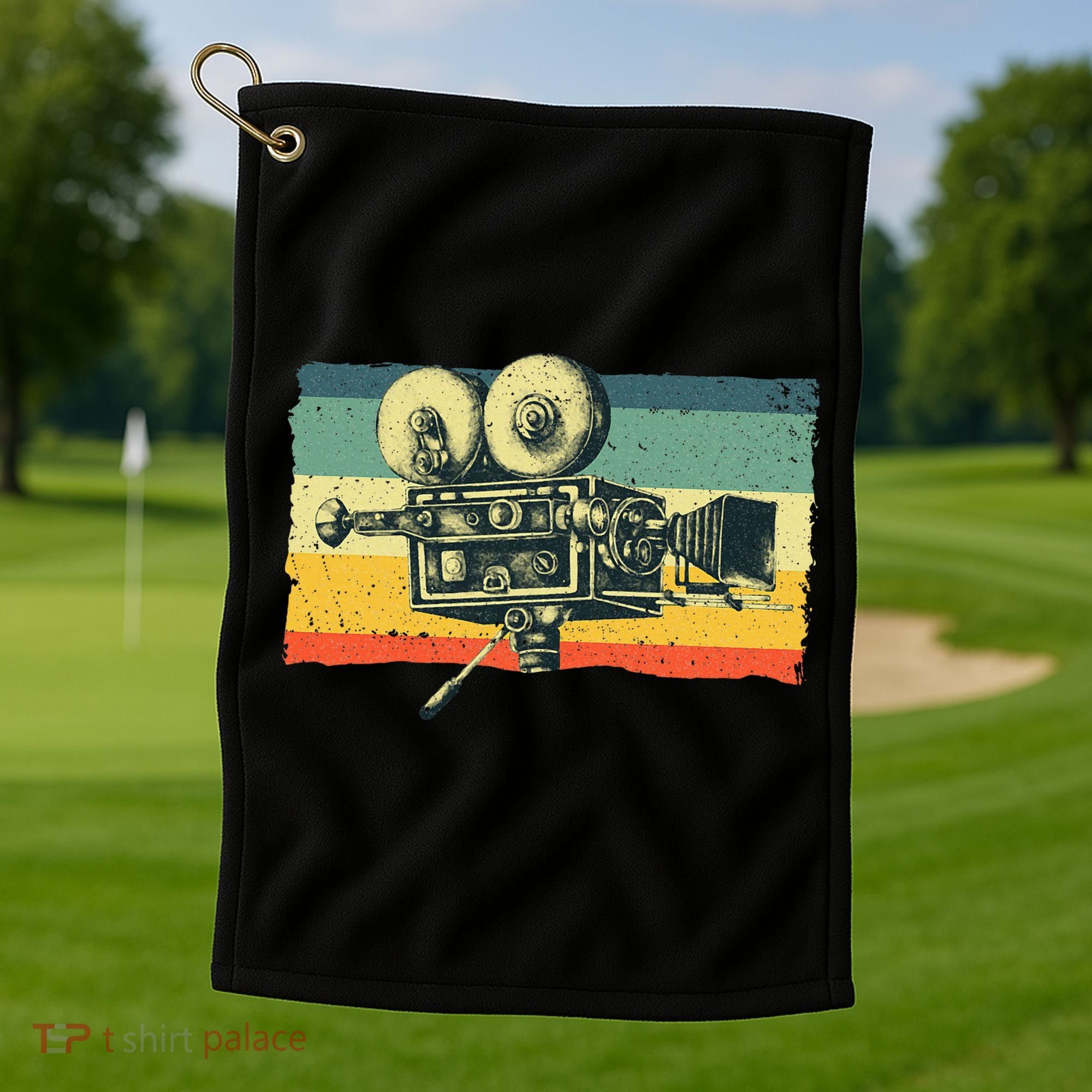 Cool Filmmaker Camera Movie Making Filmmaking Golf Towel