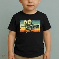 Cool Filmmaker Camera Movie Making Filmmaking Toddler T-Shirt thumb 2