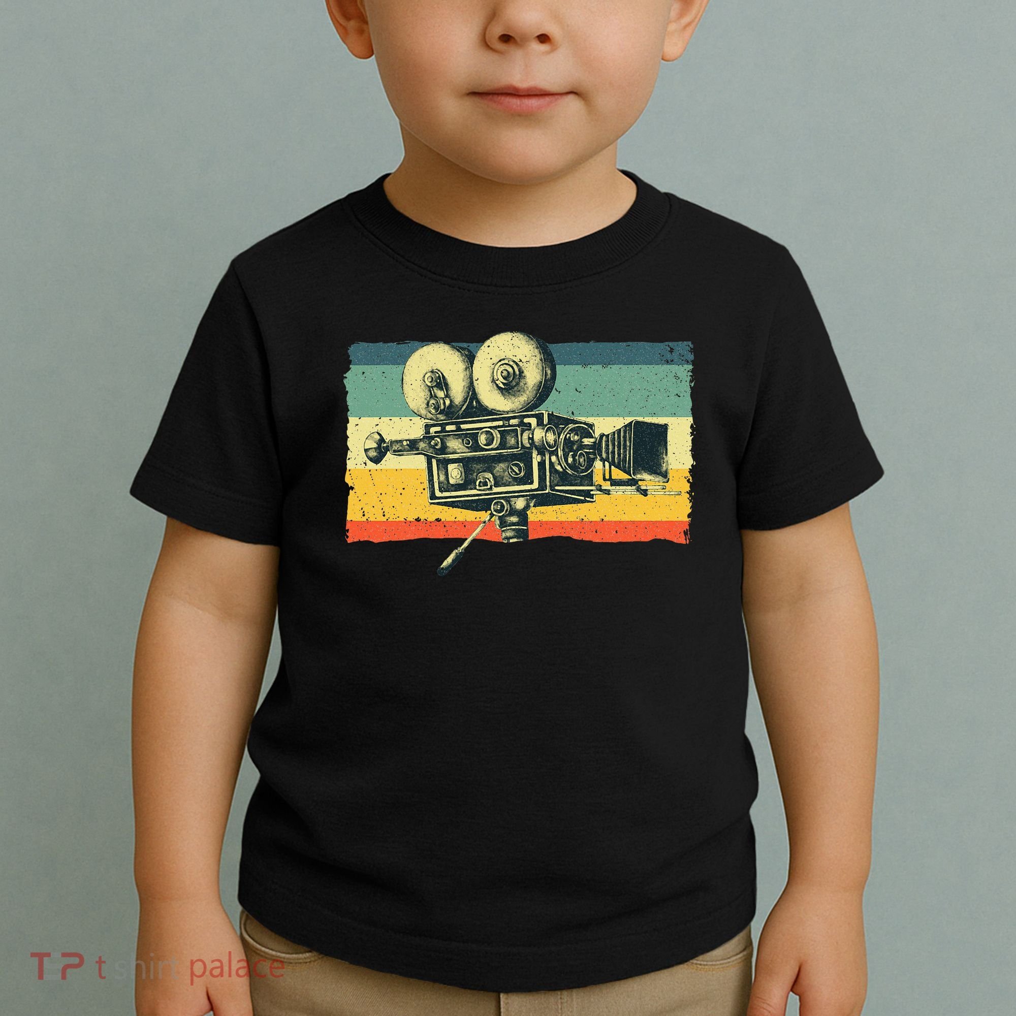 Cool Filmmaker Camera Movie Making Filmmaking Toddler T-Shirt