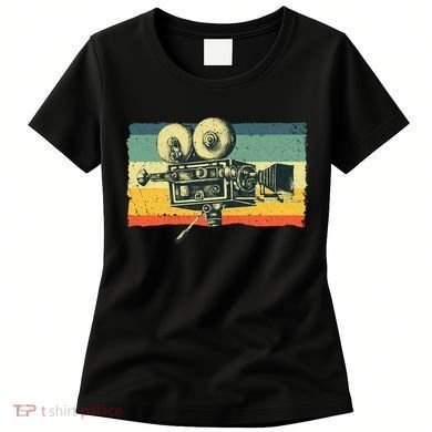 Cool Filmmaker Camera Movie Making Filmmaking Women's T-Shirt