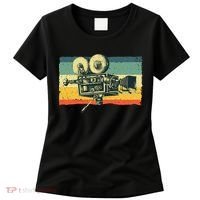 Cool Filmmaker Camera Movie Making Filmmaking Women's T-Shirt thumb 0