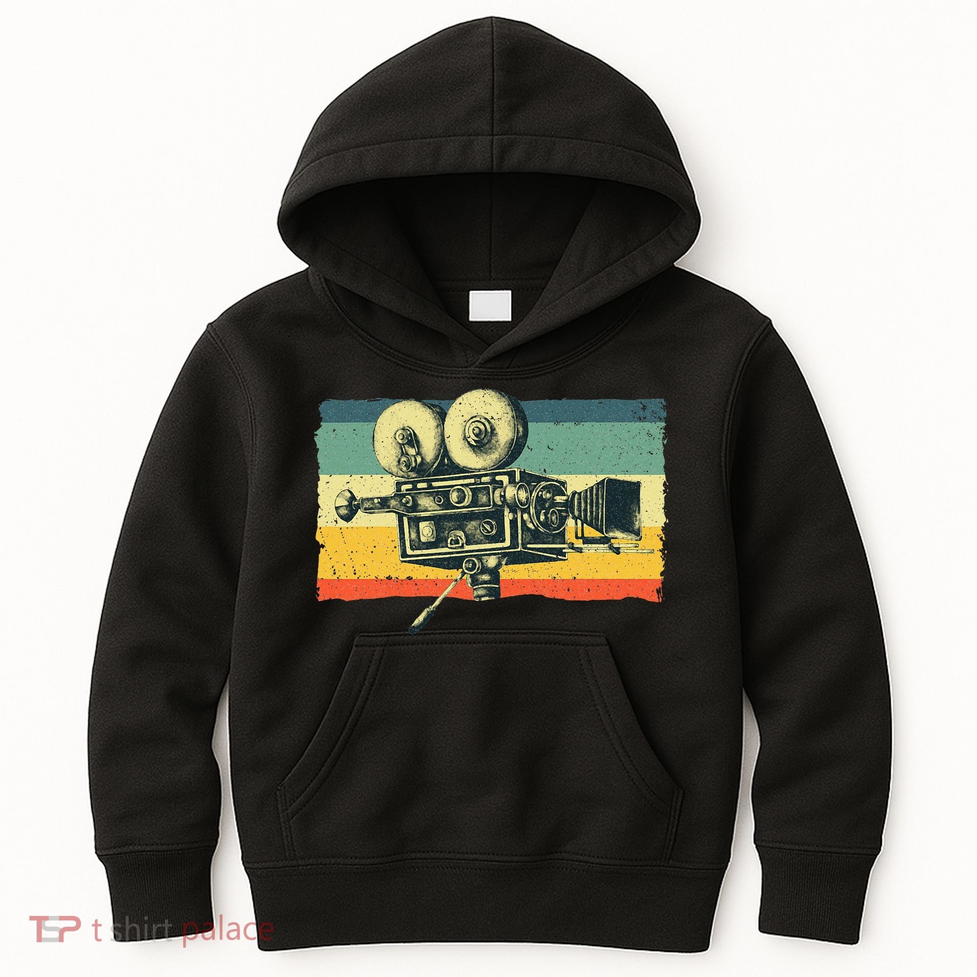 Cool Filmmaker Camera Movie Making Filmmaking Kids Hoodie