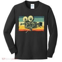 Cool Filmmaker Camera Movie Making Filmmaking Kids Long Sleeve Shirt thumb 0