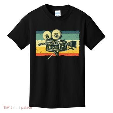 Cool Filmmaker Camera Movie Making Filmmaking Kids T-Shirt