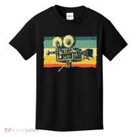 Cool Filmmaker Camera Movie Making Filmmaking Kids T-Shirt thumb 0